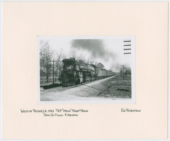 Train Engine #645 and Cars