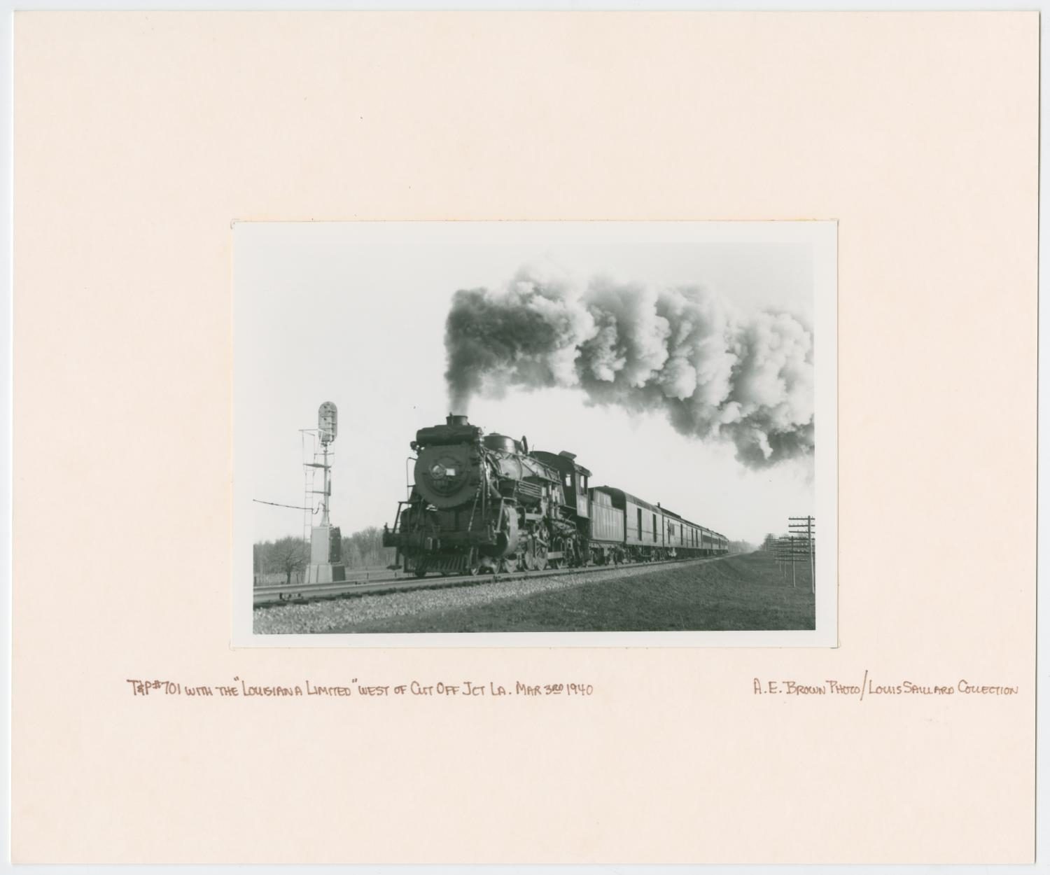Train Engine #701 and Cars