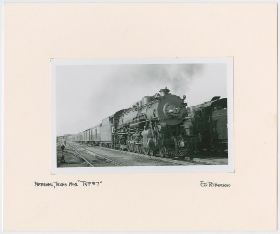 Train Engine #905 and Cars on Tracks - Marshall, Texas