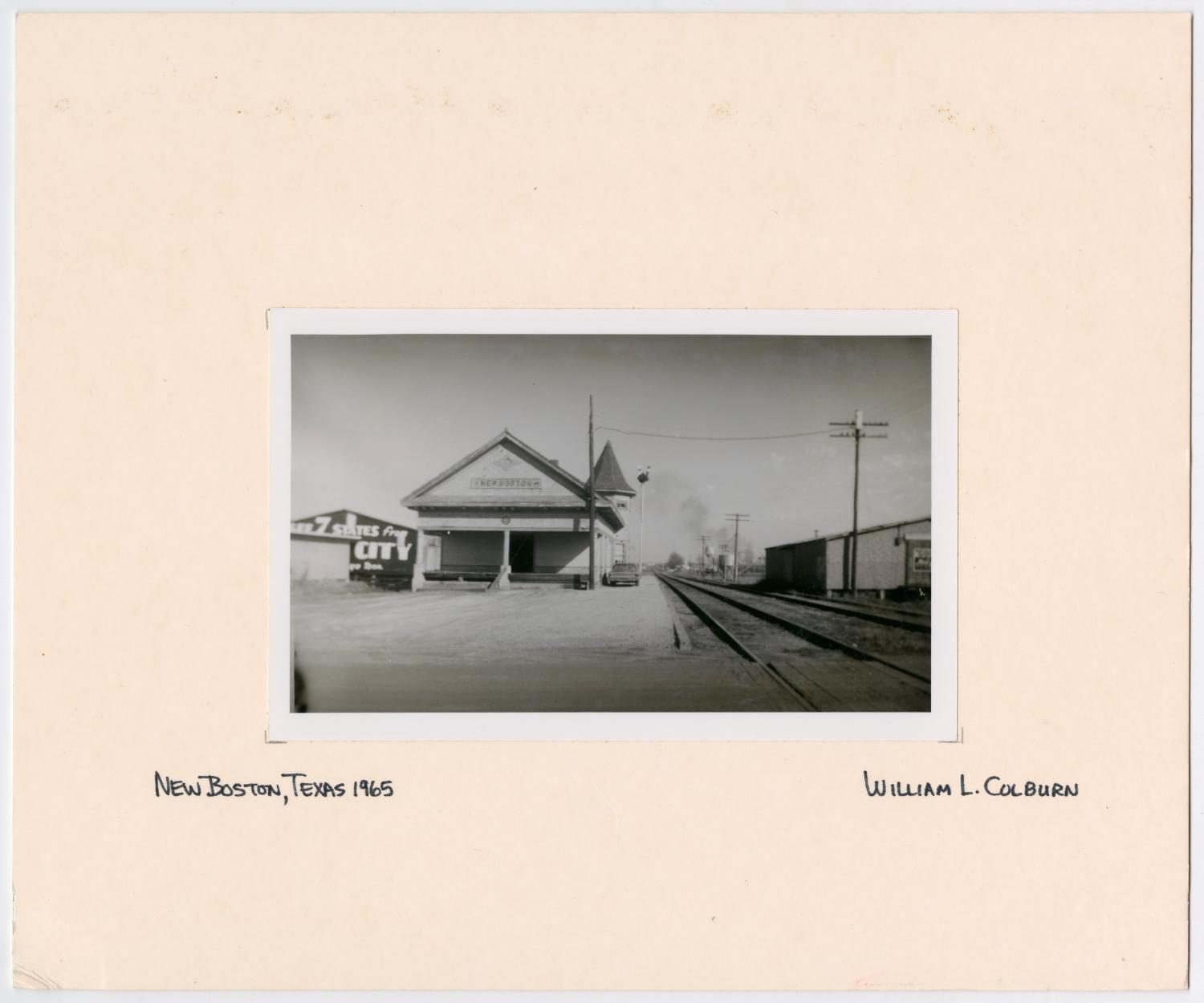 Train Station in New Boston, Texas