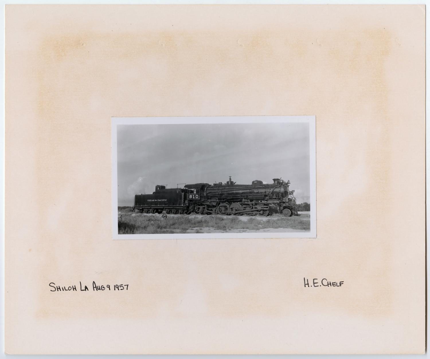 T&P Train #810 in Shiloh, Louisiana