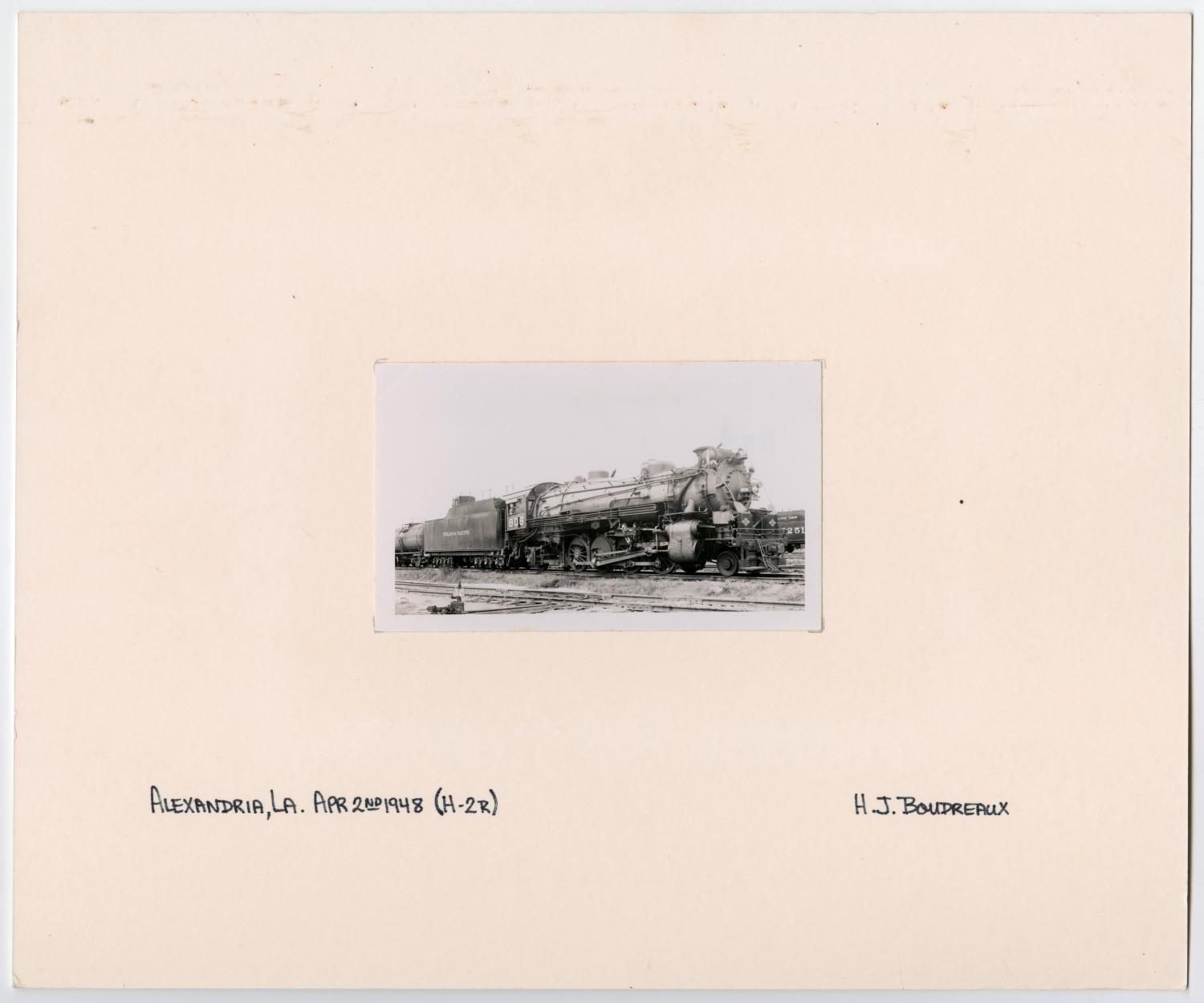 Train #806 in Alexandria, Louisiana