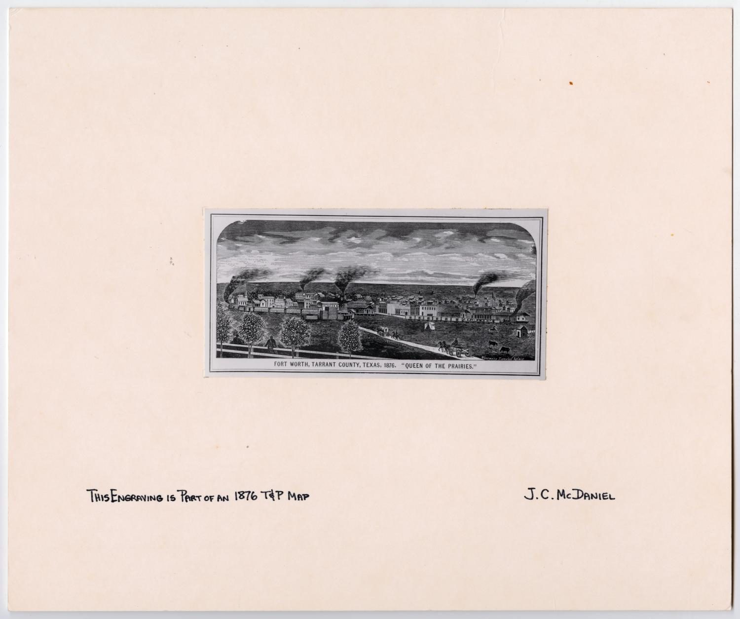 T&P Engraving of Fort Worth