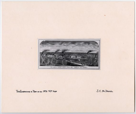 T&P Engraving of Fort Worth