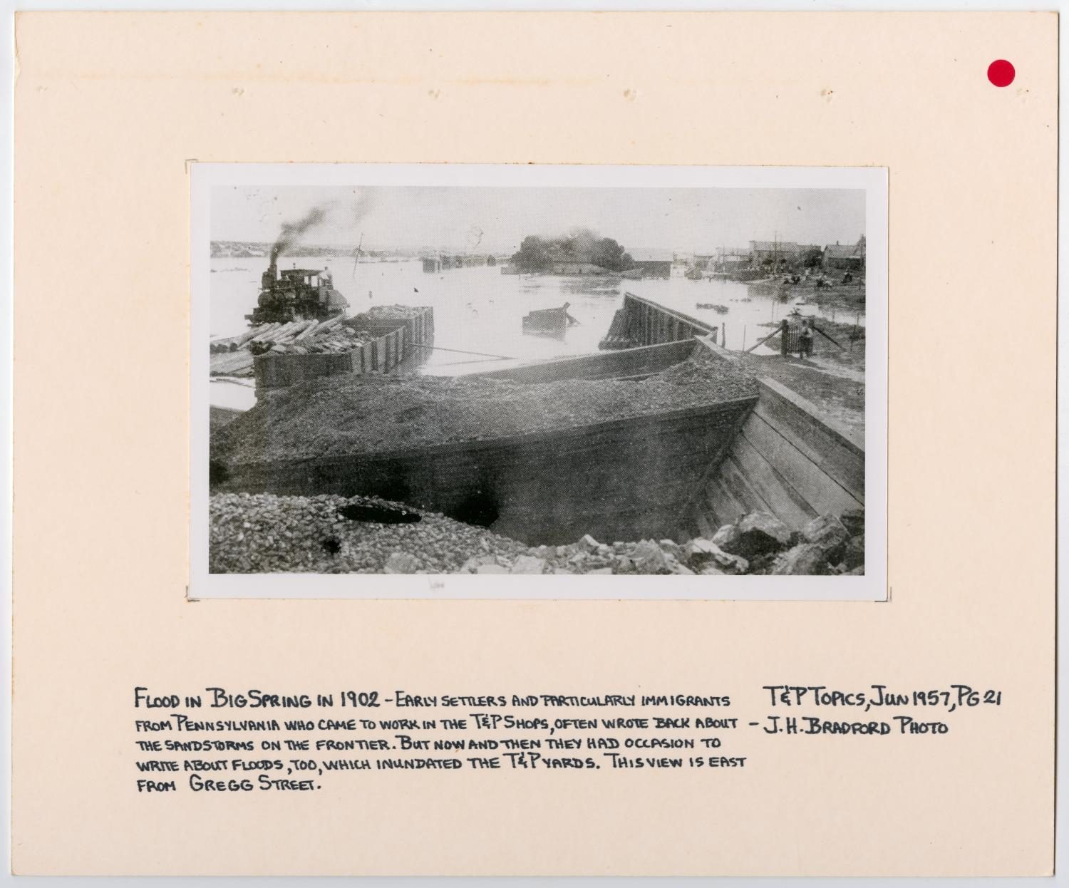 1902 Flood in Big Spring, Texas