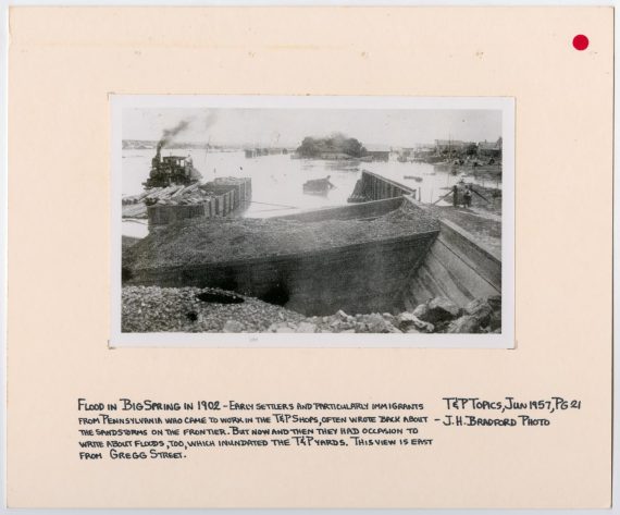 1902 Flood in Big Spring, Texas