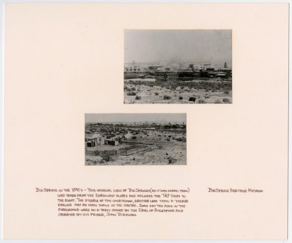 Landscape View of Big Spring, Texas