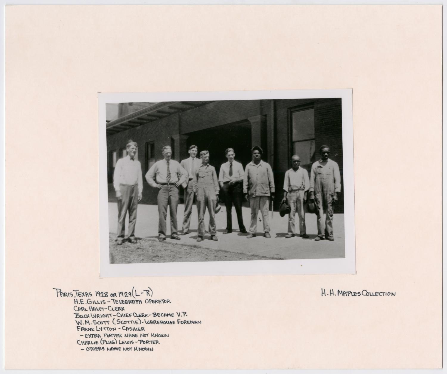 Group Photo in Paris, Texas