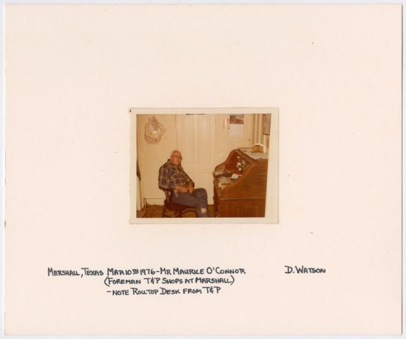 T&P Foreman at His Desk