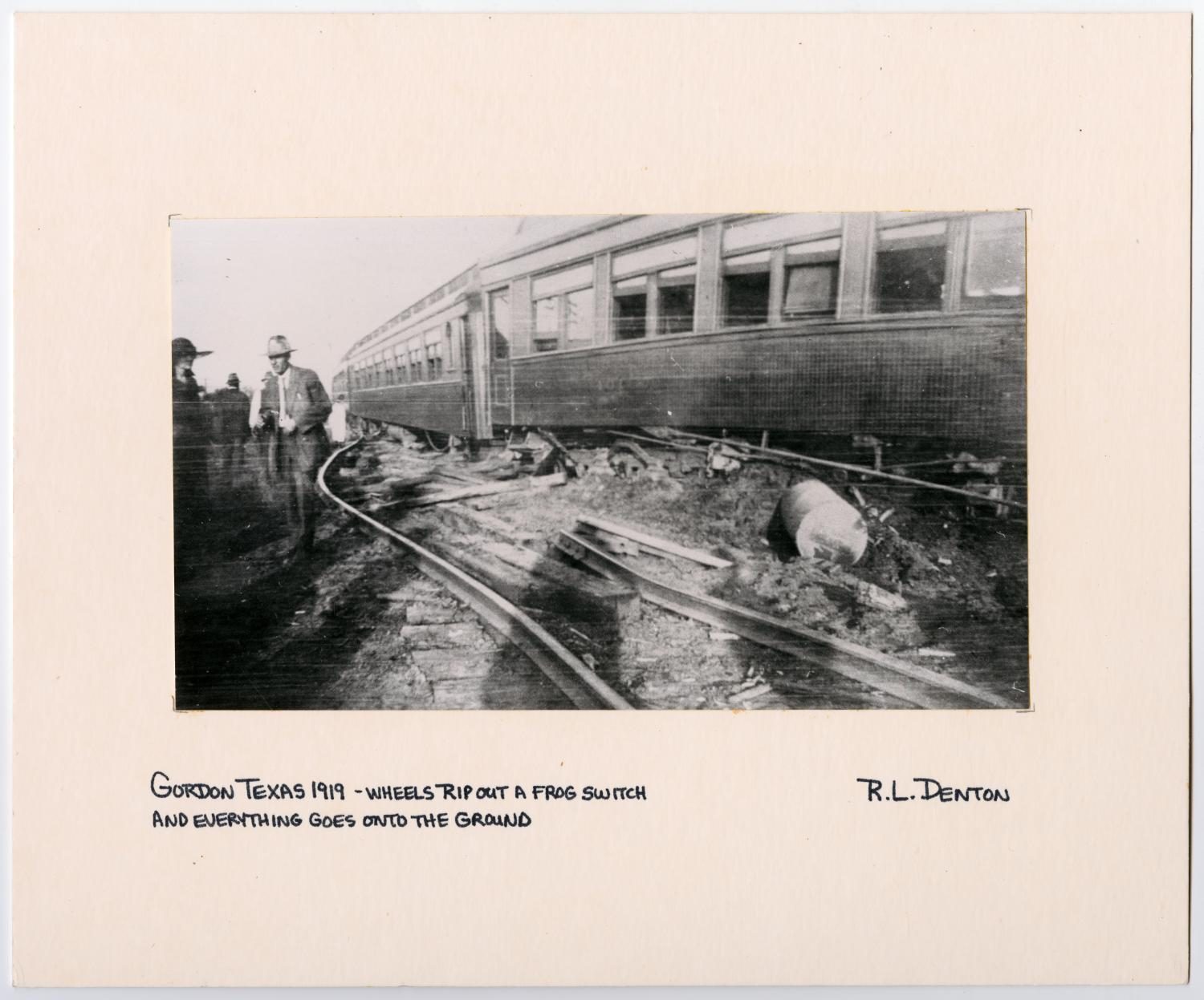 Train Derailment in Gordon, Texas