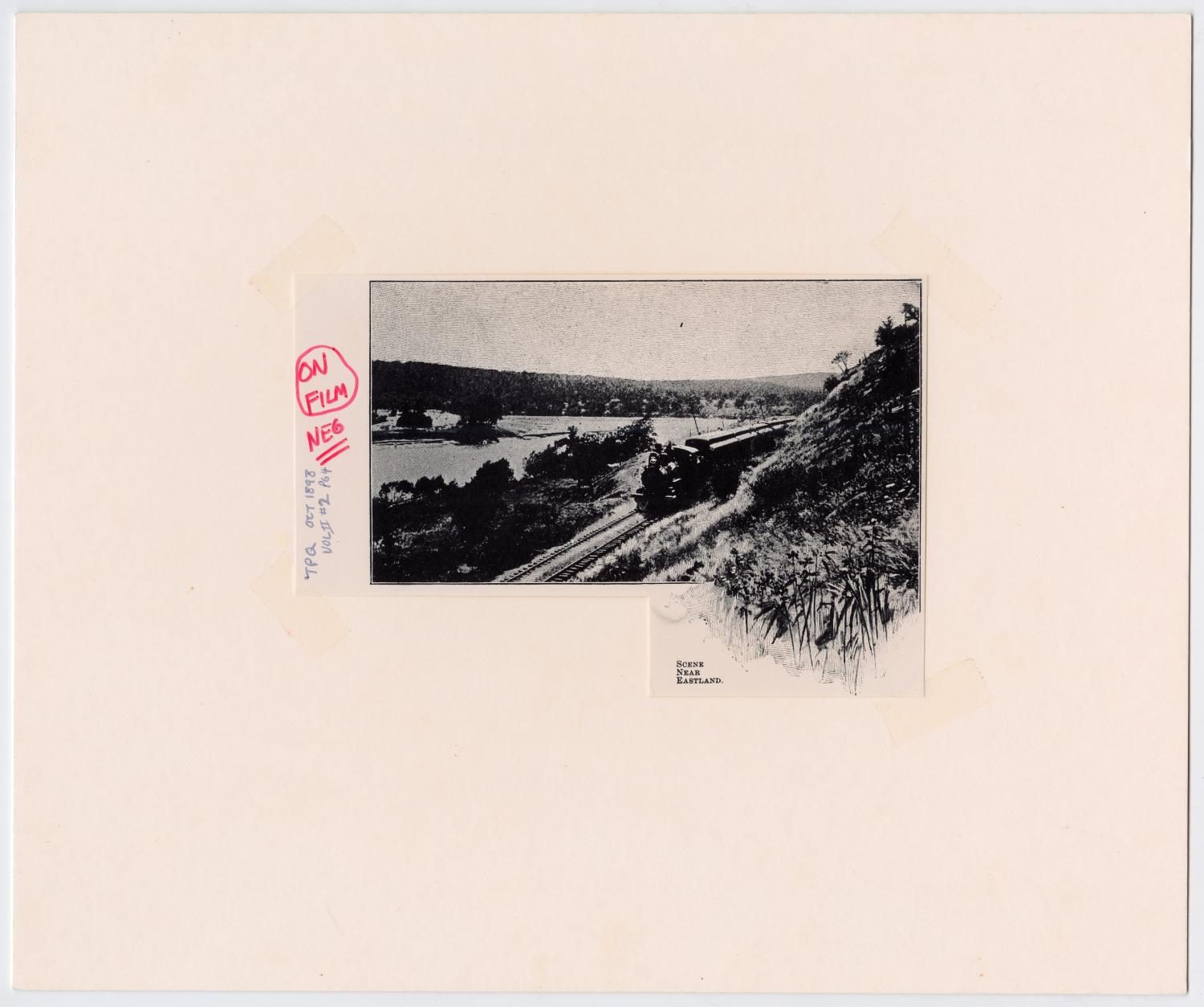 Train Moving Around a Bend