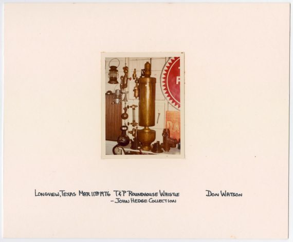 T&P Roundhouse Train Whistle