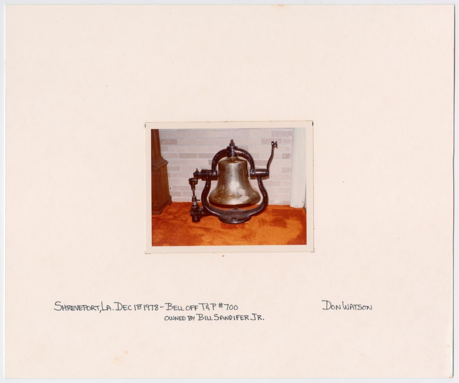 T&P Train #700 Bell