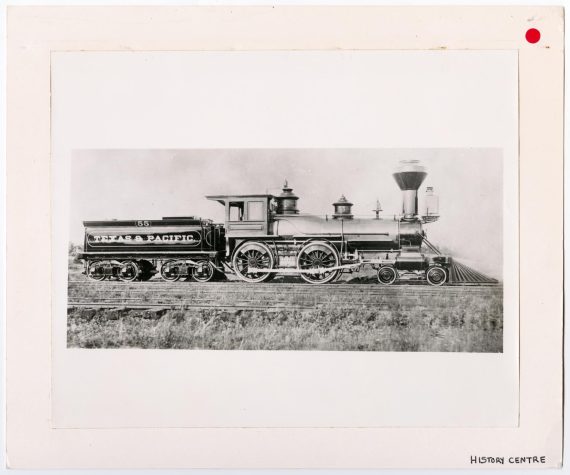 Side Shot of T&P Train #55