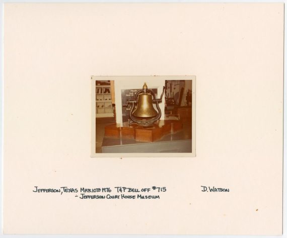 Train Bell From T&P Train #715