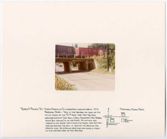 T&P Railway Overpass in Marshall, Texas