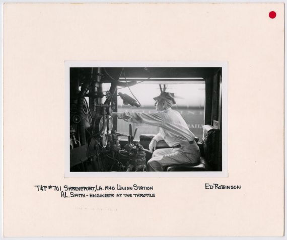 Engineer at the Throttle of T&P Train #701