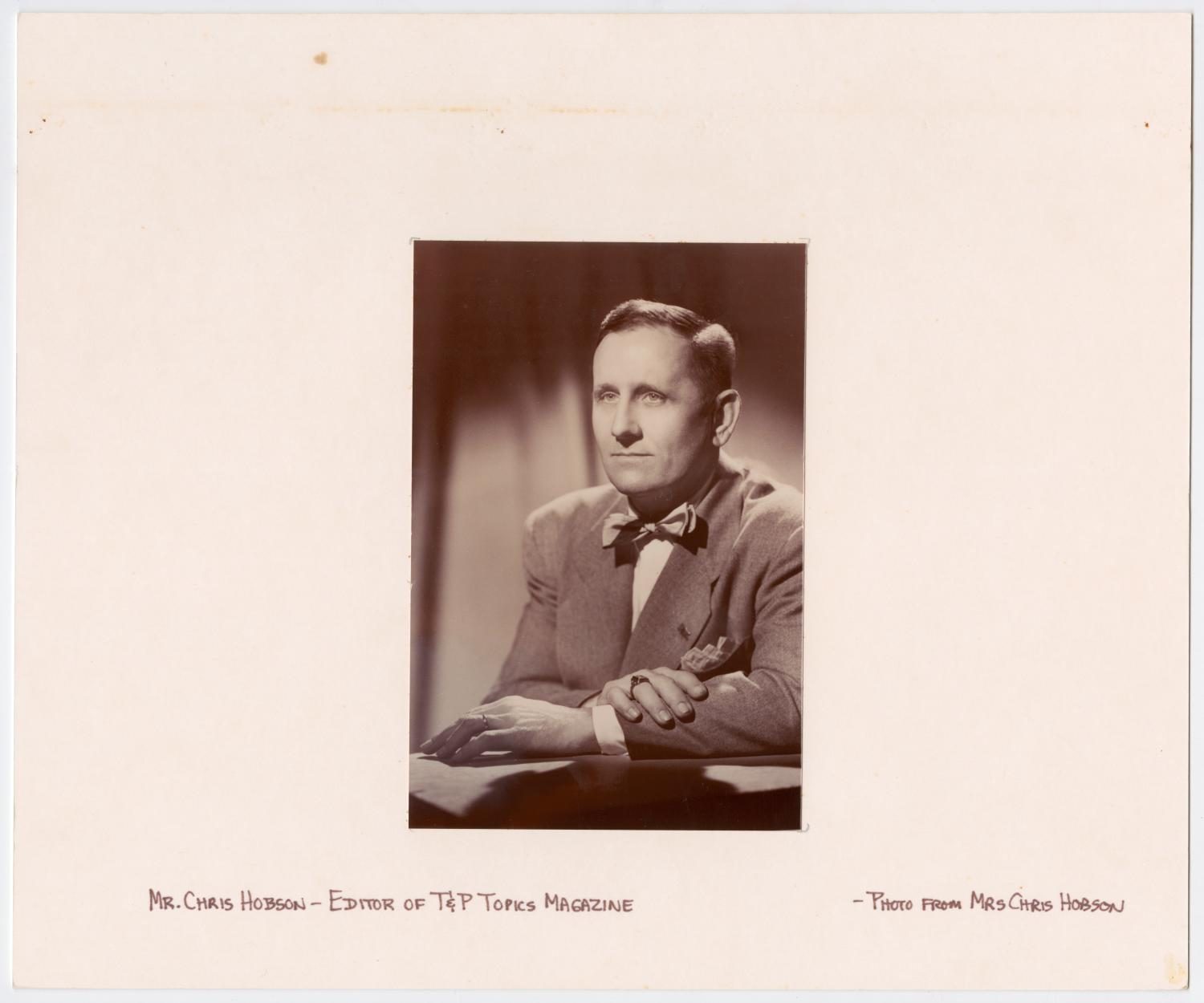 Portrait of Chris Hobson