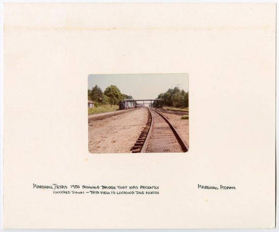Bridge Over Tracks in Marshall, Texas