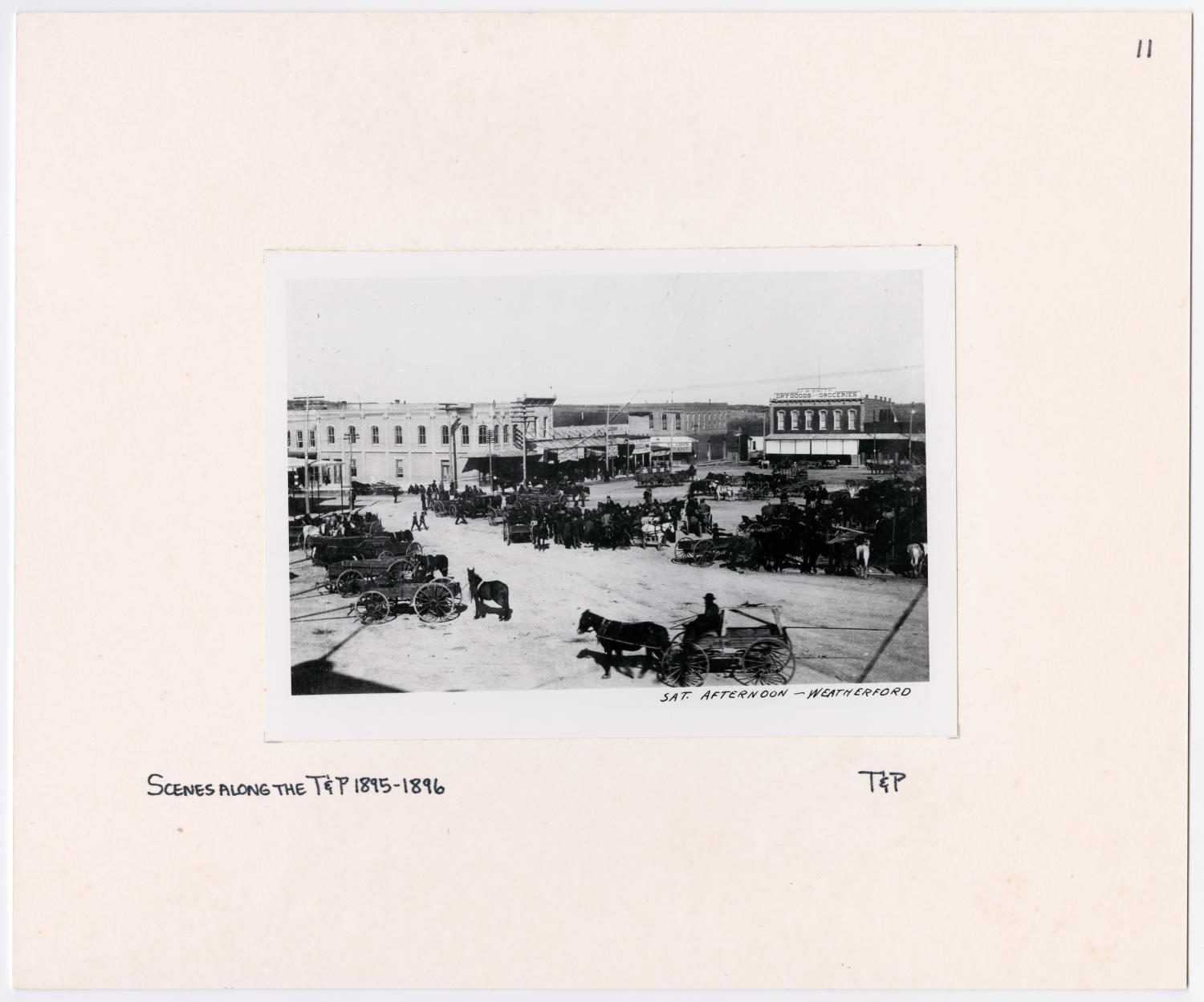 Horse-Drawn Carriages in Weatherford, Texas