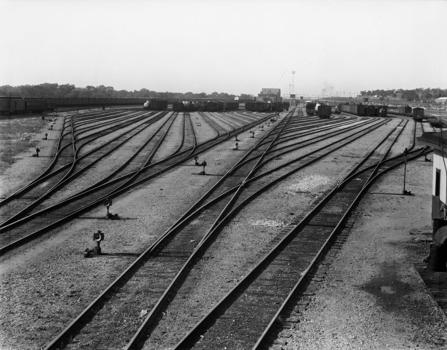 Tracks at Lancaster Yard, 1931